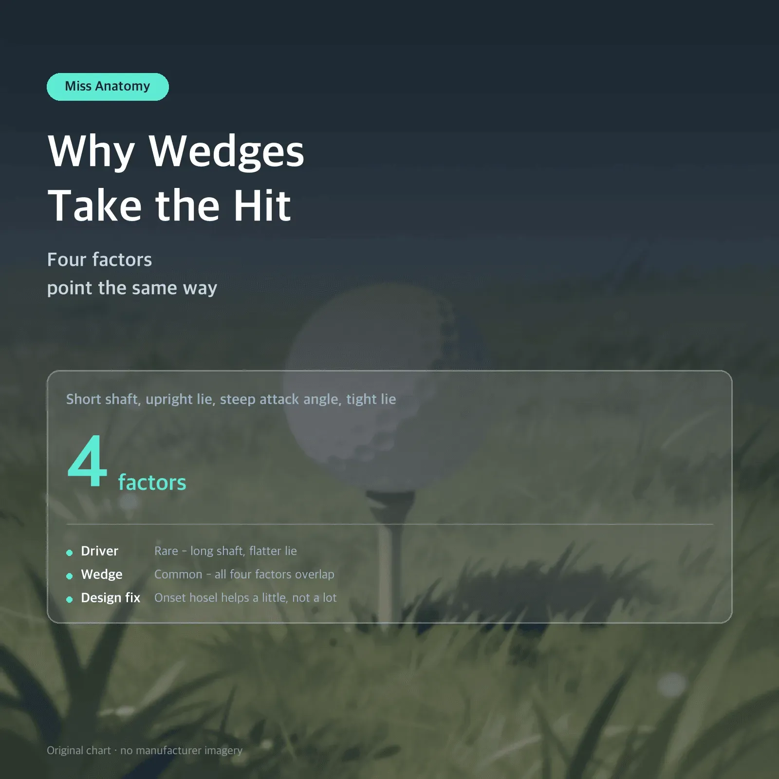 Why Wedges Take the Hit — Four factors point the same way